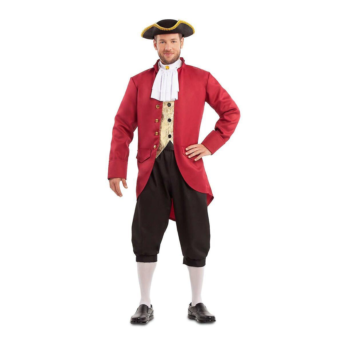 Costume for Adults My Other Me Men Colonial (4 Pieces) XL