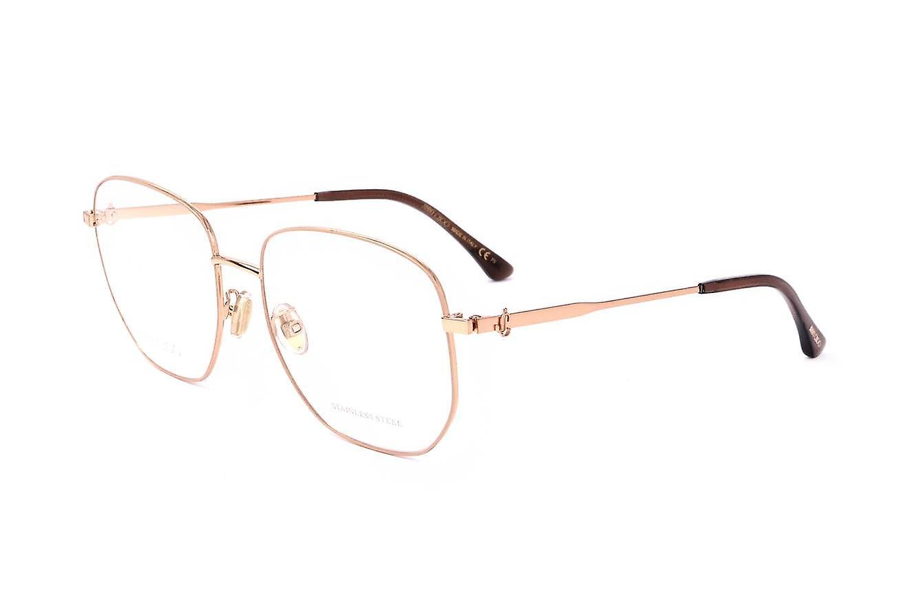 Eyewear Frames Jimmy Choo JC368/F PY3 COPPER GOLD NUDE 57/17/145 WOMAN Pink Gold 57 mm