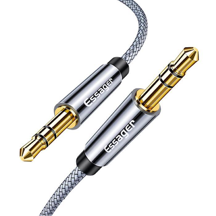 Essager AUX Cable 3.5mm Braided Nylon Audio Jack - 5 Meter