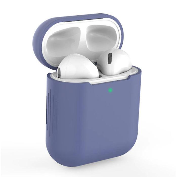 SIFREE Flexible Case for AirPods 1/2 - Silicone Skin AirPod Case Cover Flexible - Blue