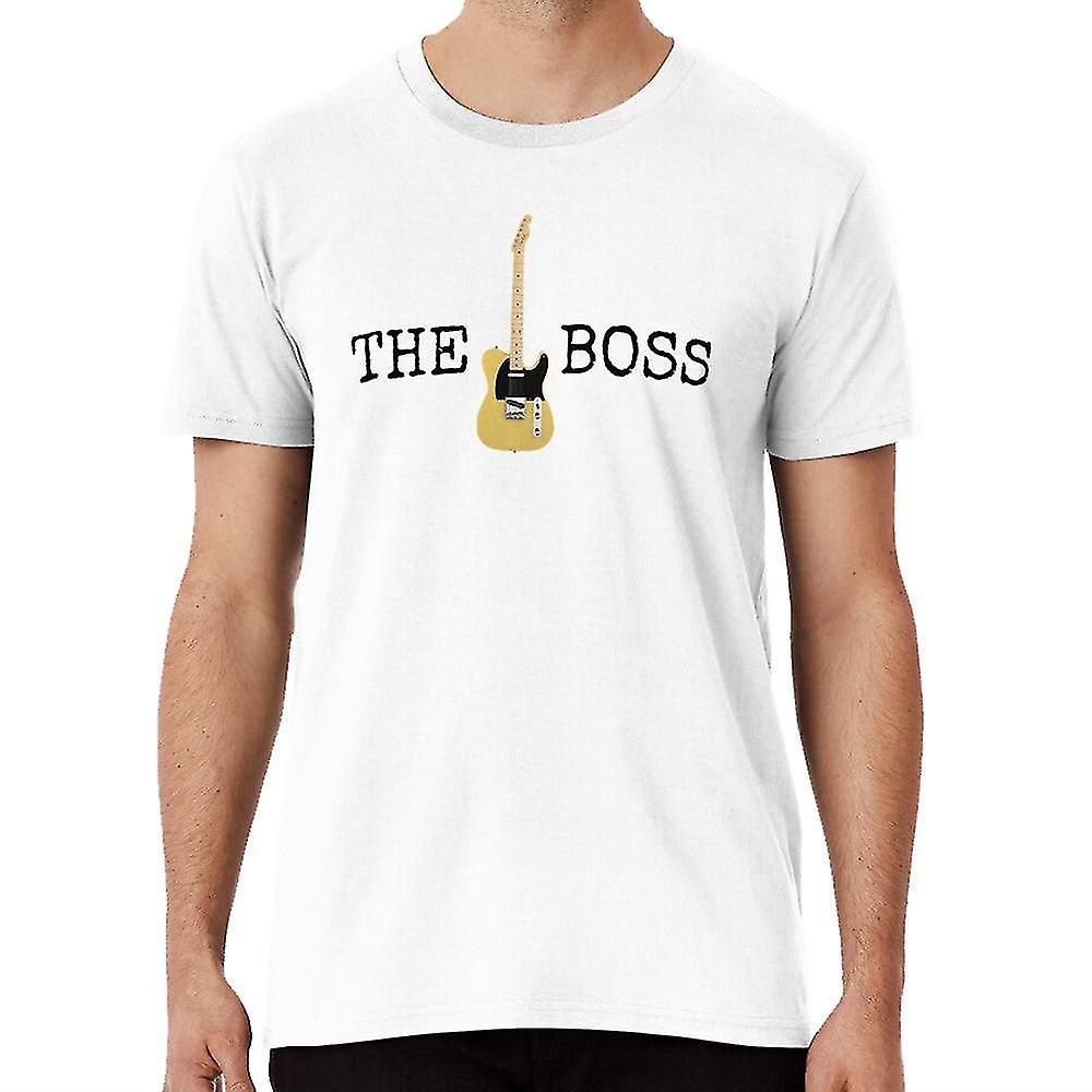 Gildan The boss t-shirt bruce springsteen e street band born in the usa born to run White XXL