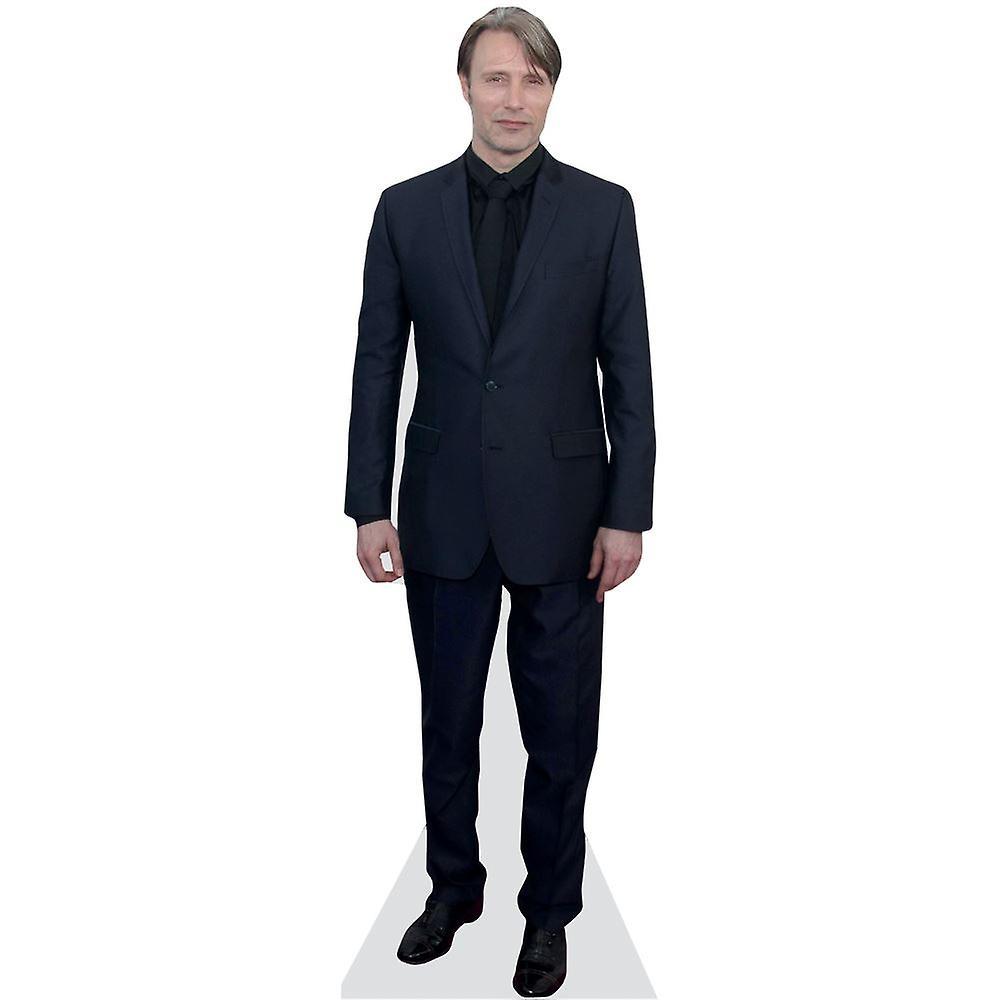 Celebrity Cutouts Mads Mikkelsen Cardboard Cutout (lifesize OR mini size). Standee. Stand Up Life Size Cutout