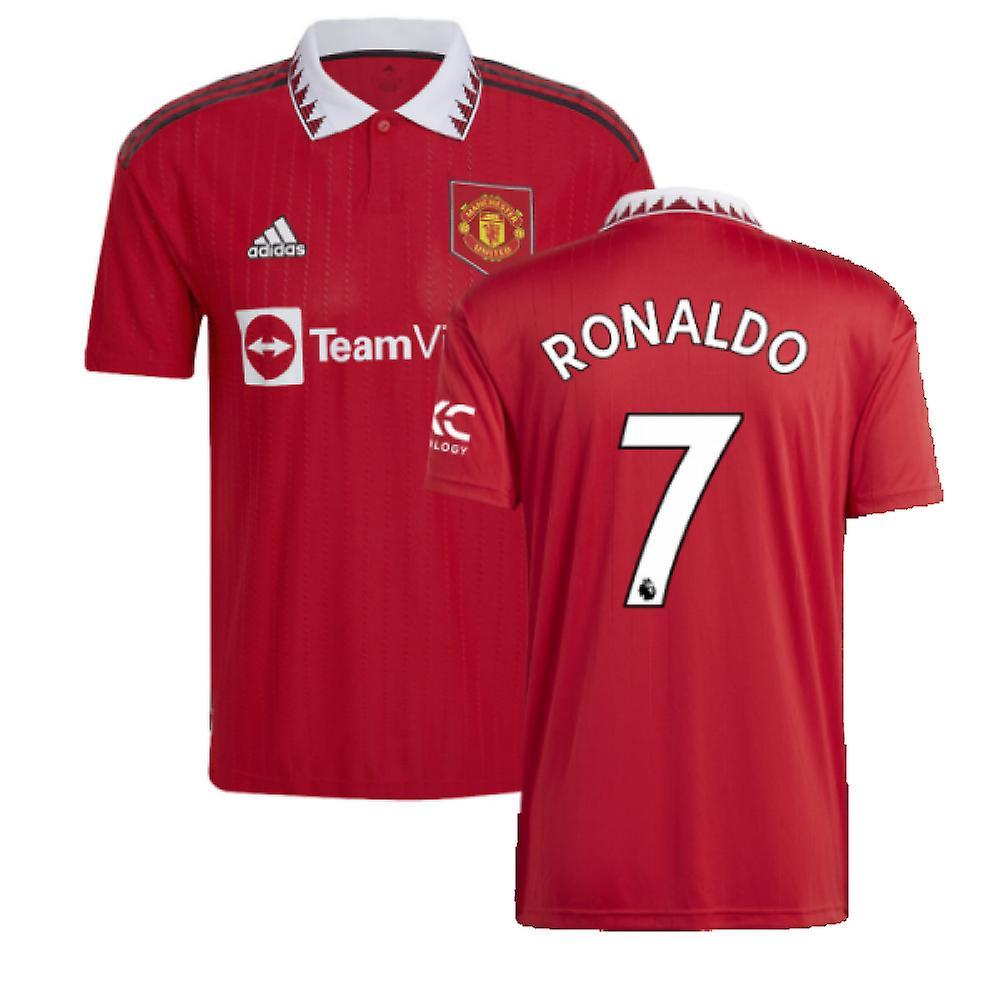 Adidas 2022-2023 Man Utd Home Shirt (RONALDO 7) Blue XL 44-46 inch Chest