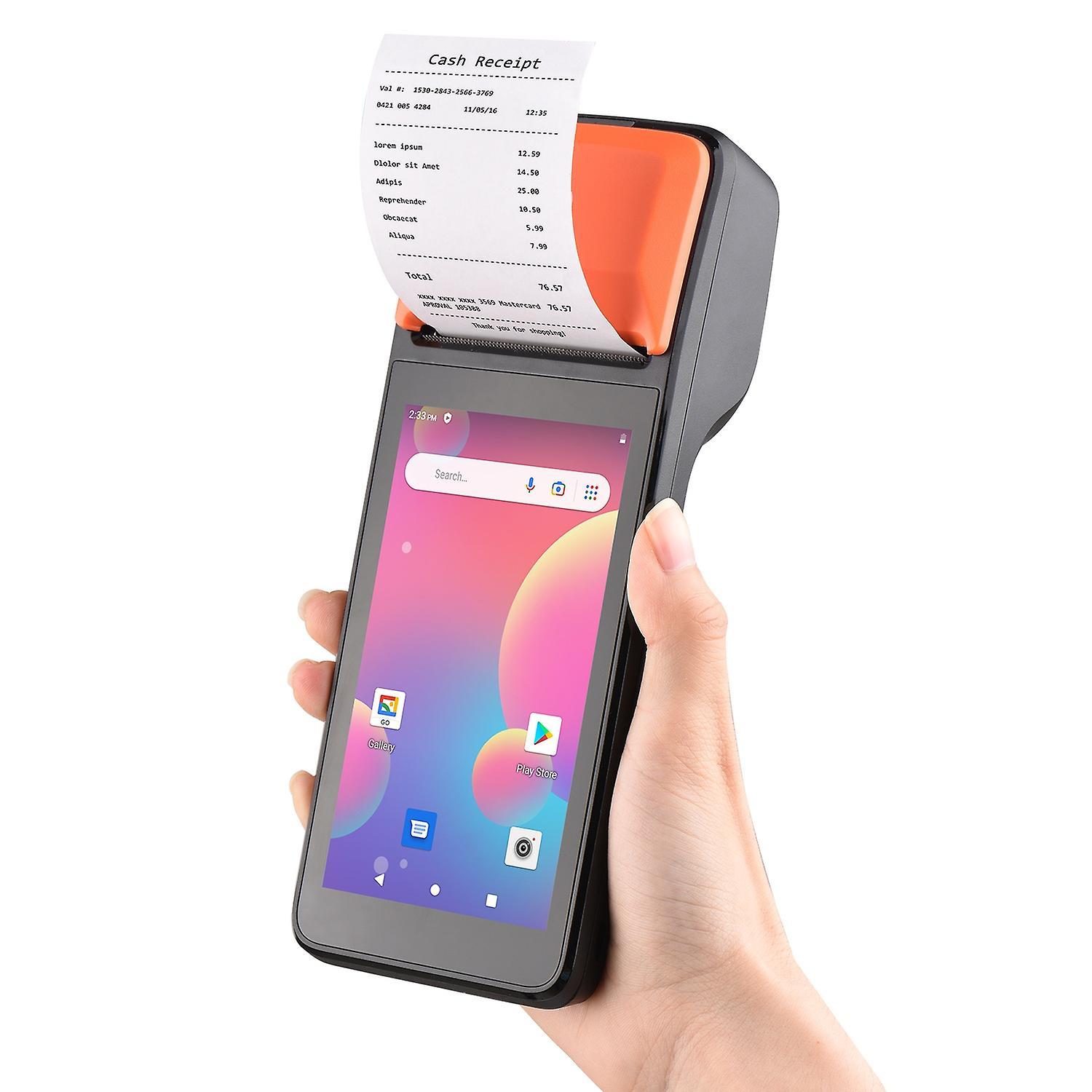 Bisofice Handheld 3G POS Receipt Printer Android 8.1 1D/2D Barcode Scanner PDA Terminal Support 3G WiFi   BT 3G  Standard version