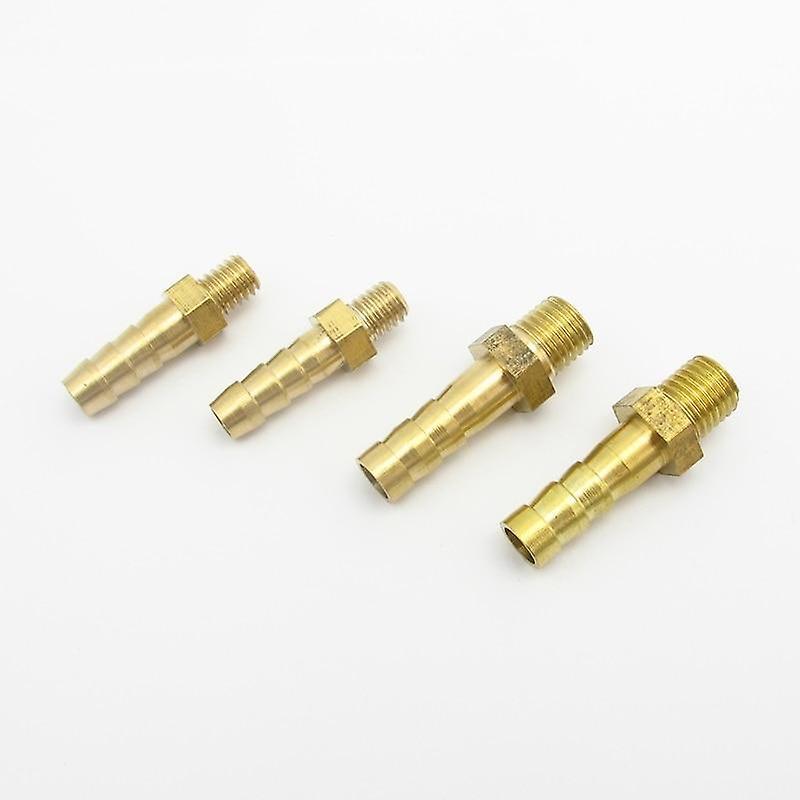 Slowmoose Hose Barb-male Thread Brass Pipe Fitting- Coupler Connector Adapter M6 to 5mm