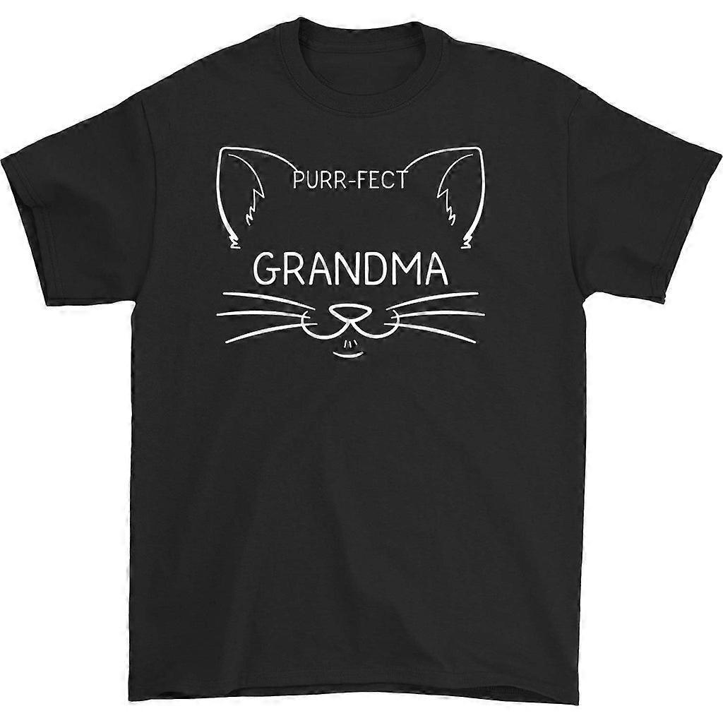 Fuzhou Bingyu Supply Chain Services Co., Ltd. Purr-fect Grandma T-shirt Black L