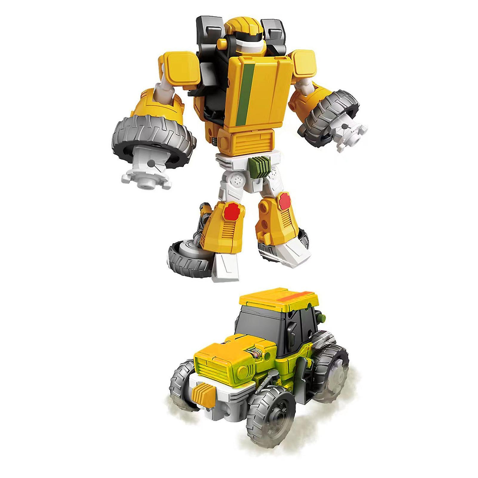 Yamaler 15cm Robot Transformer Toy Various Style Fast Fighter Aircraft Tractor Tank Train Cartoon Model Toy Robot Transforming Vehicles Toy Birthda...