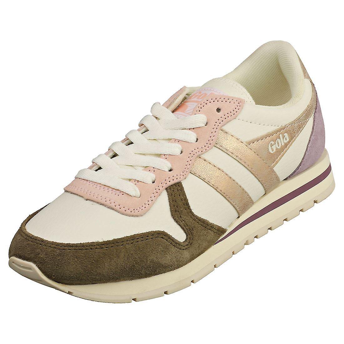 Gola Daytona Quadrant Womens Fashion Trainers in White Multicolour 40 EU