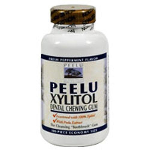 Peelu Xylitol Dental Gum, Peppermint 100 Pc (Pack of 1)