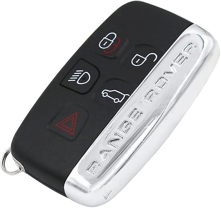 Szczw Remote Key Shell Fob 5 Buttons for Applicable to Land Rover Range R0ver Sport LR4 Evoque Side with Words