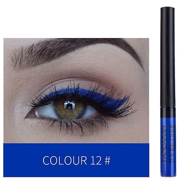 Slowmoose Liquid Eyeliner Pencil - Makeup Long Lasting, Quick Dry, Glitter Eyeliner Pen 12