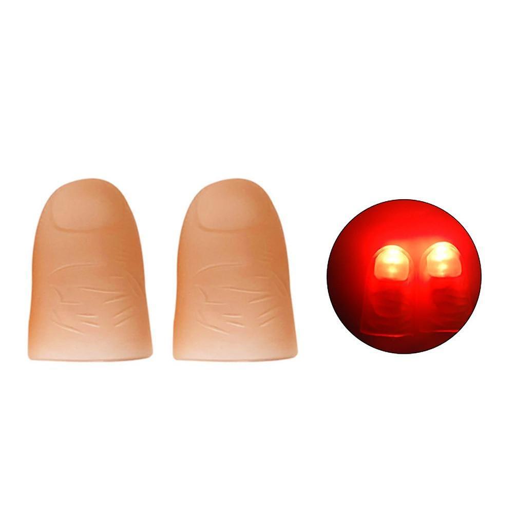 Slowmoose Magic Thumbs Led Battery Powered Fingers Light Red