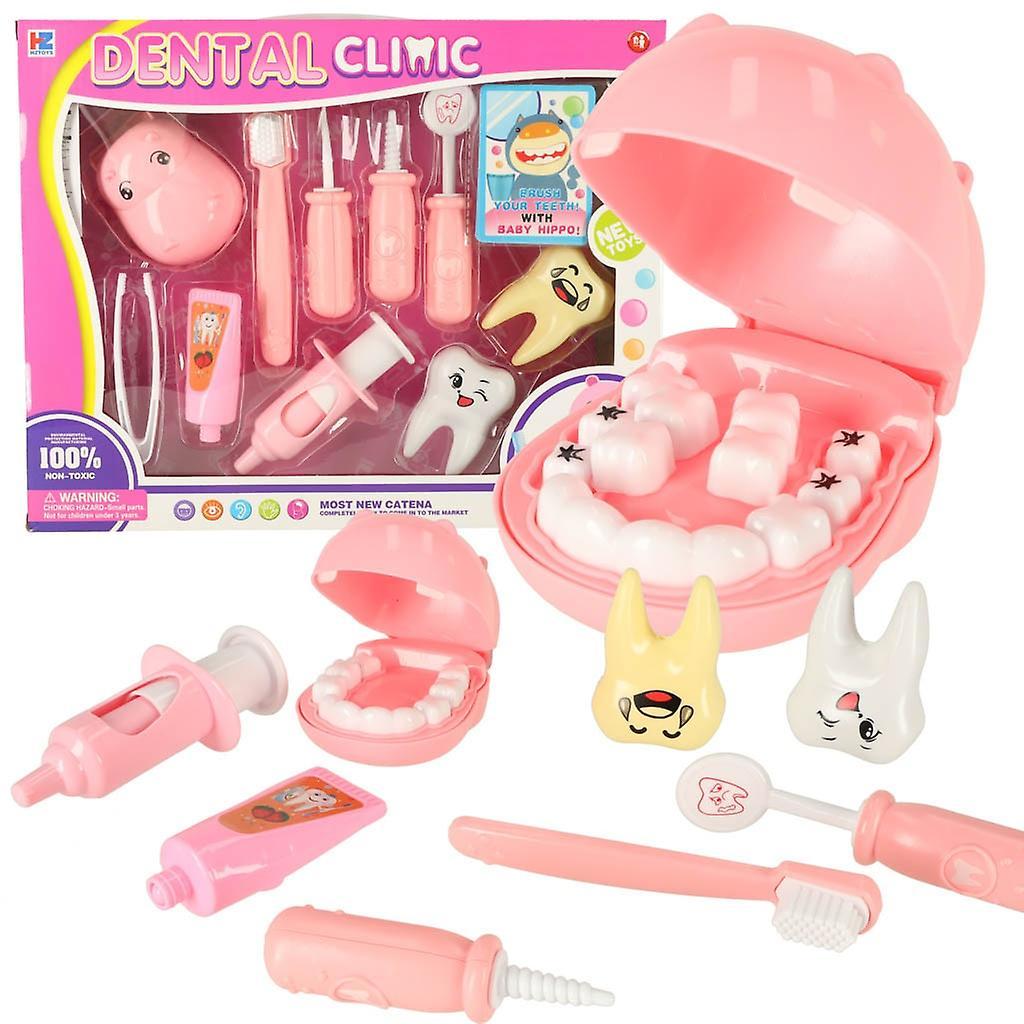 Pricenet Dentist Medical Kit Hippopotamus Pink