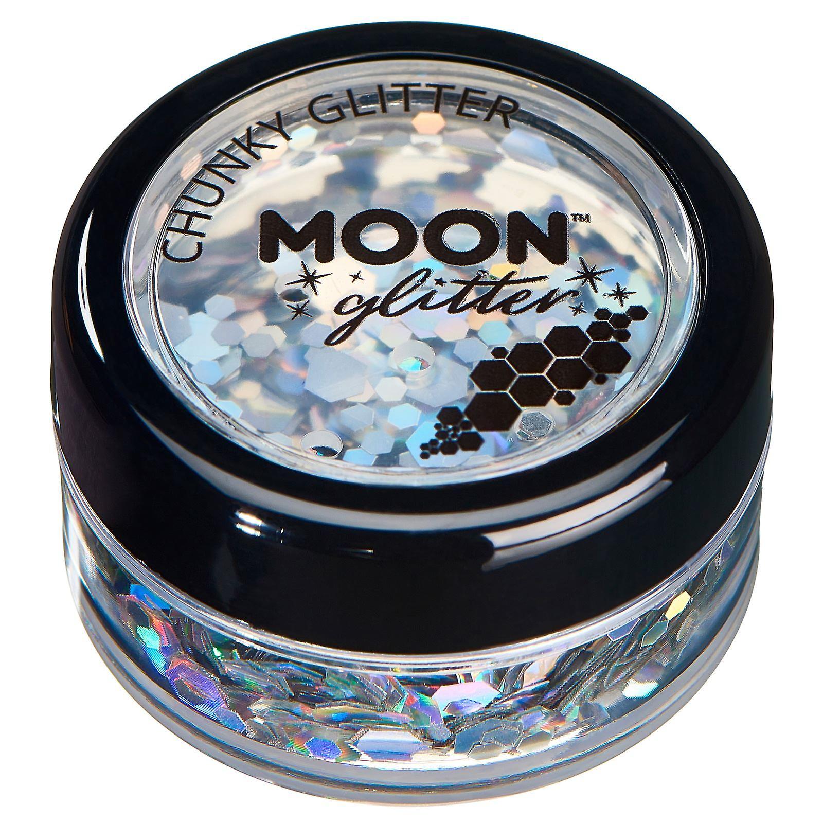 Moon Glittter Moon Glitter - Holographic Chunky Glitter - Silver