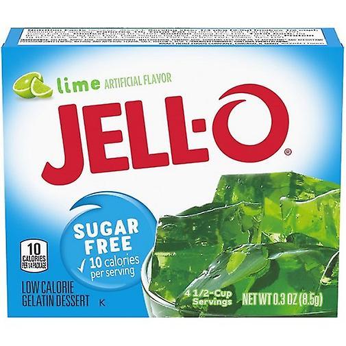 Jell-O Lime Sugar Free Instant Jello Gelatin Mix