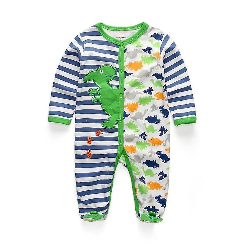 Slowmoose Newborn Babies Sleepwear With Long Sleeves Pajamas Clothes 3M