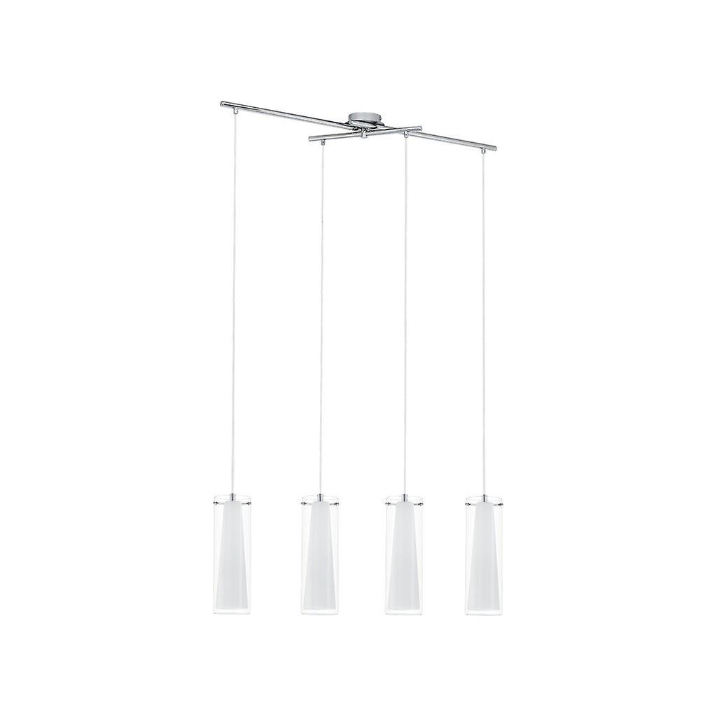 Eglo Lighting Pinto 4 Light Ceiling Pendant Bar Polished Chrome, E27