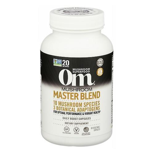 Om Mushrooms Mushroom Master Blend,675 Mg ,80 Veg Caps (Pack of 1)