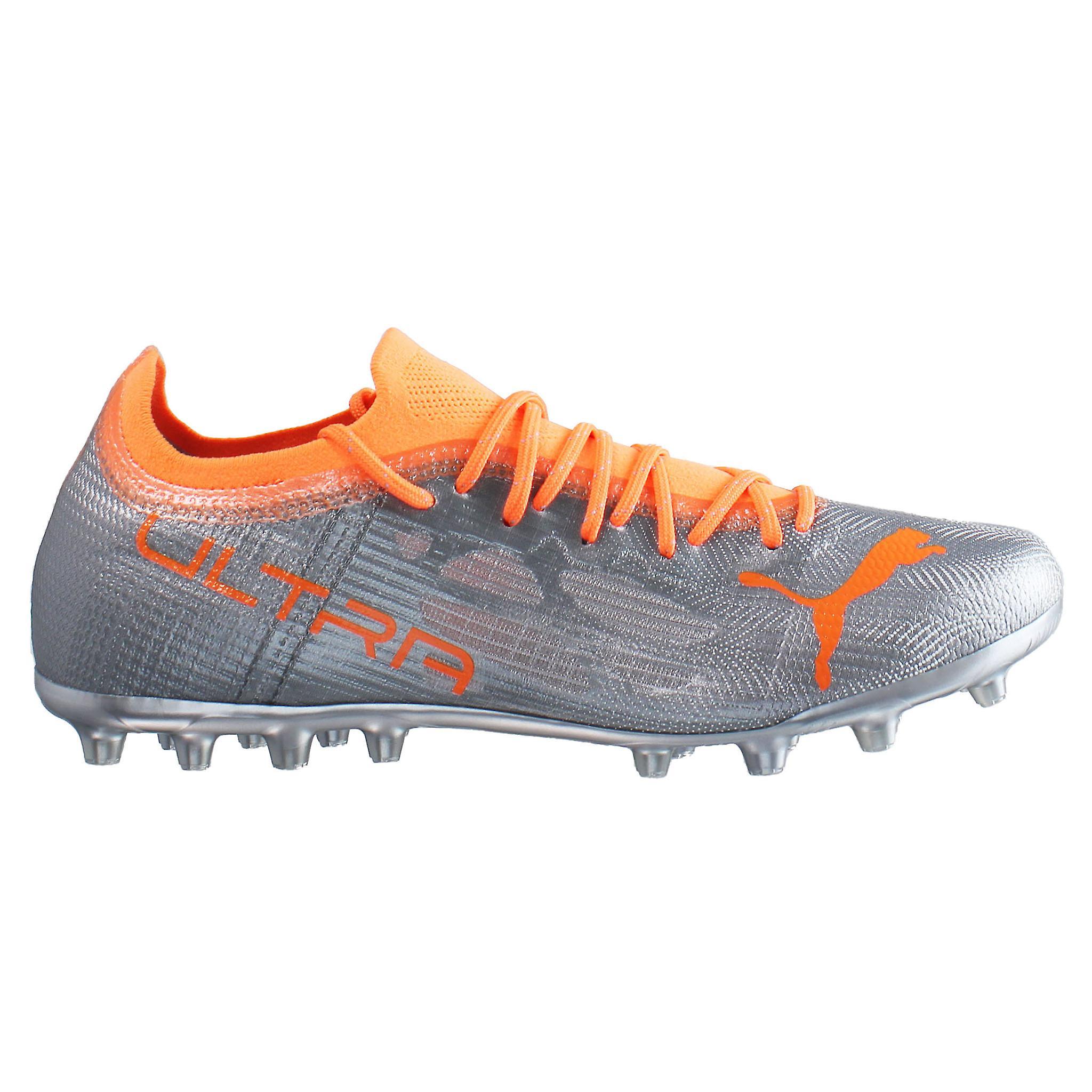 Puma Ultra 1.4 MG Lace-Up Silver Synthetic Mens Football Boots 106720_01 UK 9.5 EU 44 US 10.5