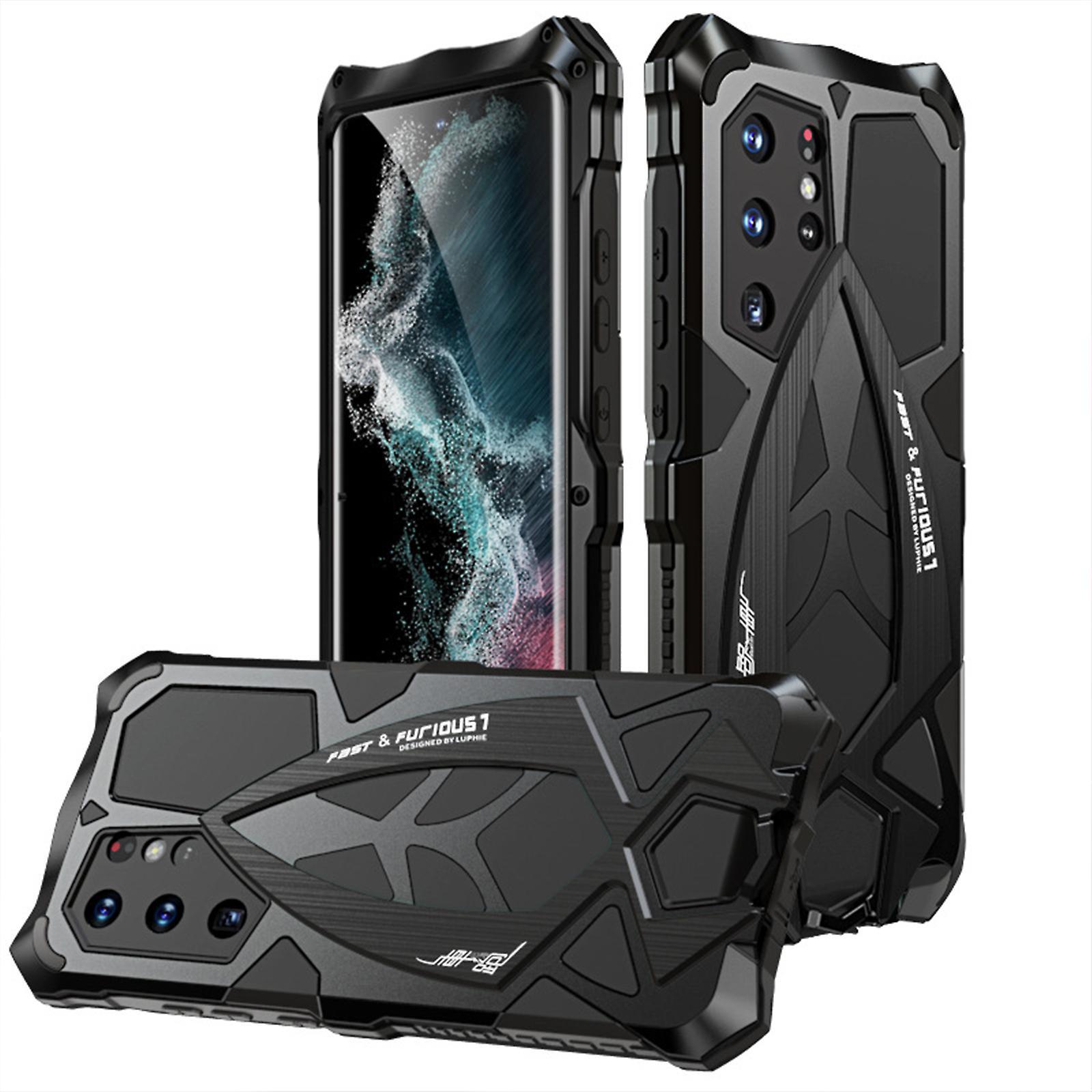 Ofocase Metal Case For Samsung S24 Ultra, Military Rugged Heavy Duty Shockproof Case, Full Body Tough Dustproof Case For Samsung S24 Ultra black