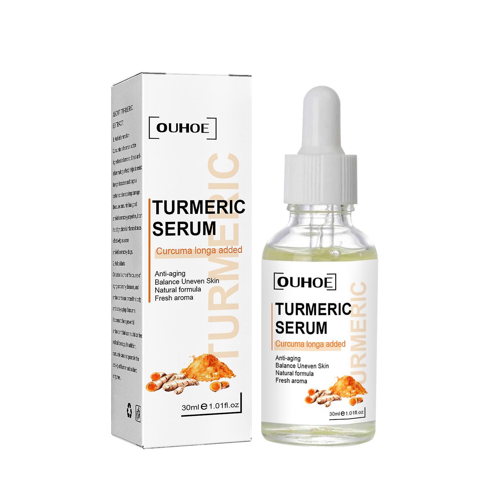 Fruushop Turmeric Dark Sp-ot Corrector Serum Skin Care Moisturizing Repair Serum 30ml 1Pcs