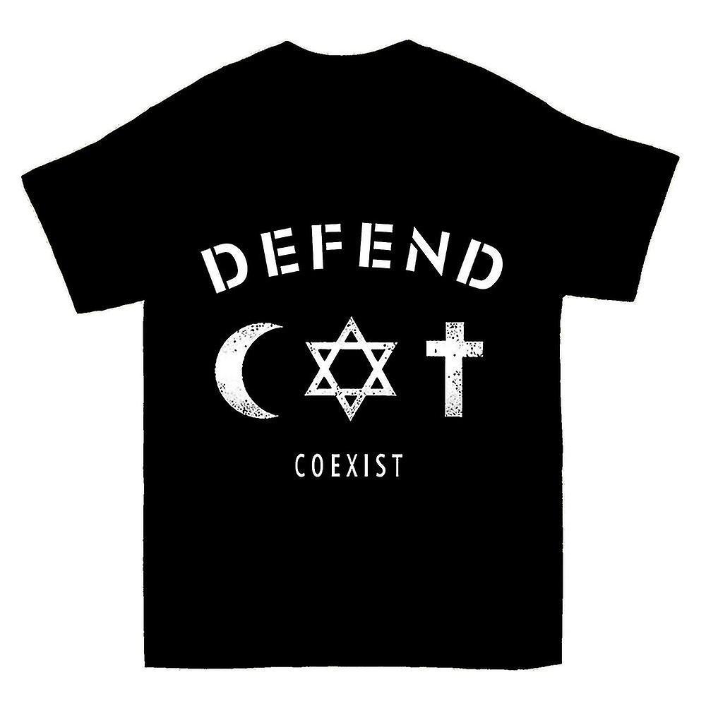 Gildan Defend Coexist T-shirt Black XL