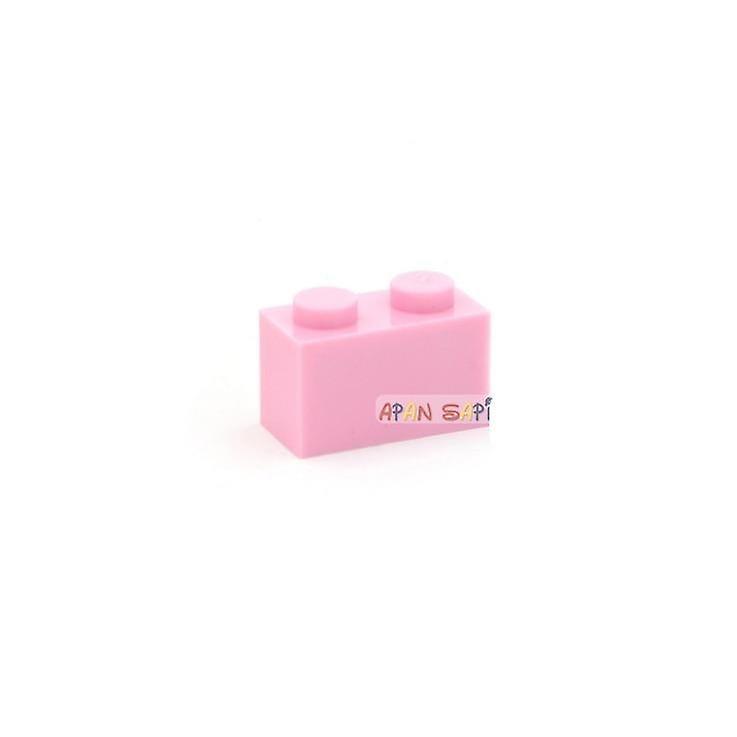 Slowmoose Building Blocks - Thick Figures Bricks Pink 100pcs