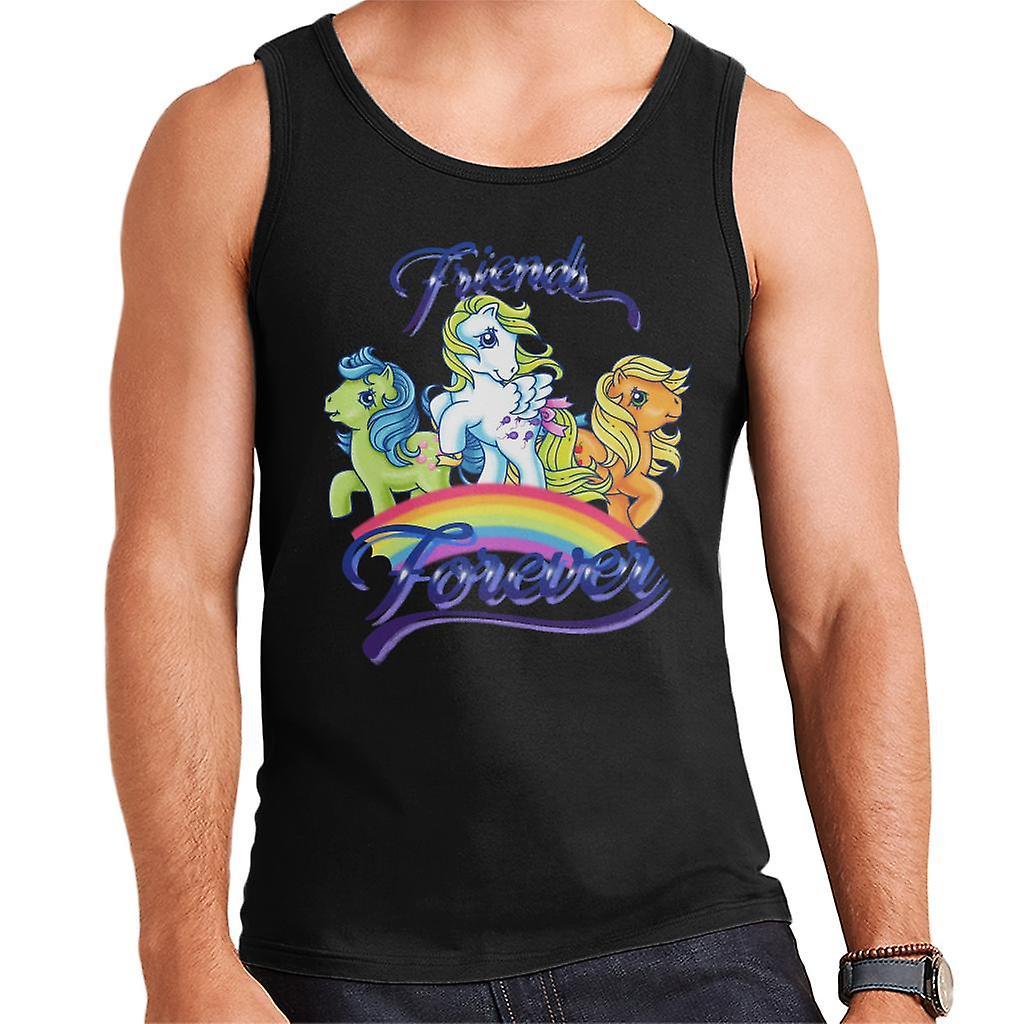 My Little Pony Friends Forever Together Men's Vest Black XX-Large