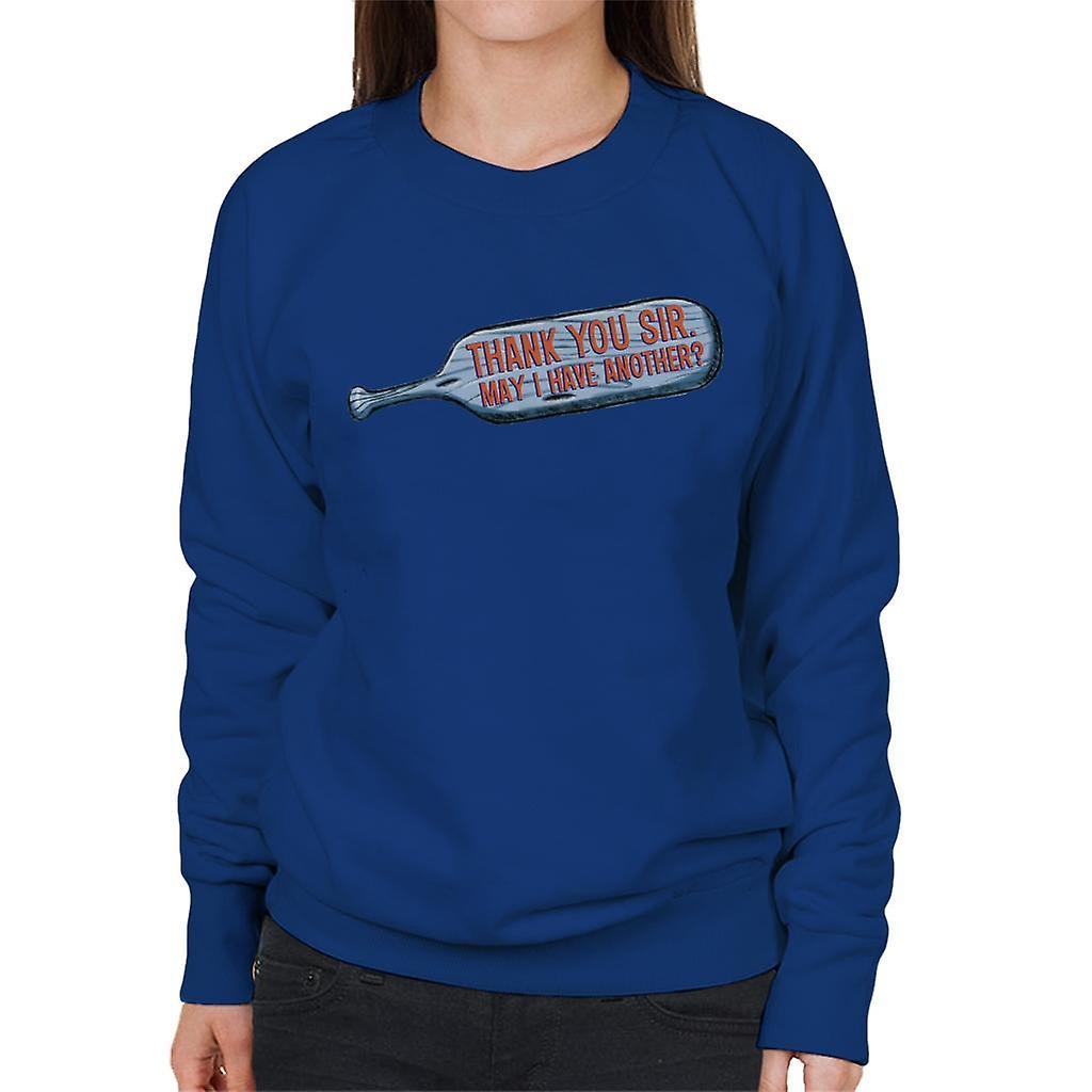 Animal House Thank You Sir May I Have Another Women's Sweatshirt Royal Blue Large