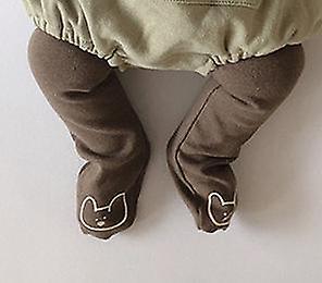 Slowmoose Little Bear Ears Hooded-romper And Pants For Babies 3T