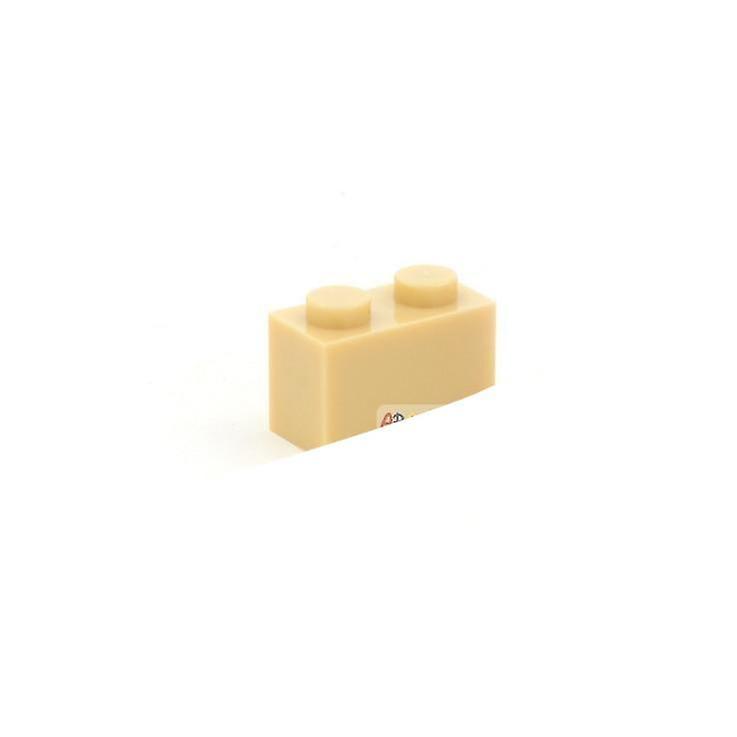 Slowmoose Building Blocks - Thick Figures Bricks Beige 100pcs