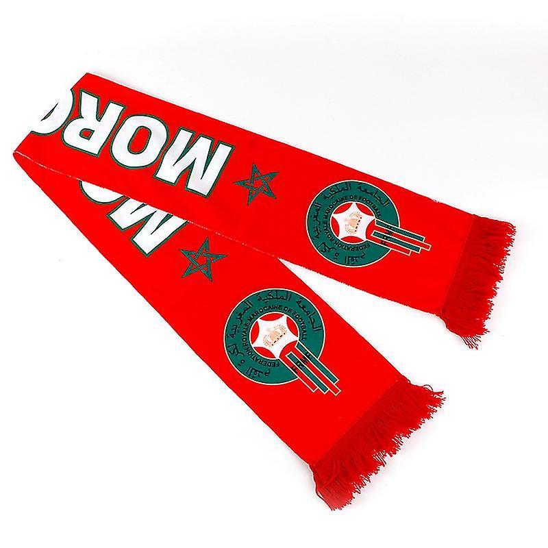 Snngv 2022 Qatar World Cup Morocco National Team Soccer Cheering Scarf Jewelry