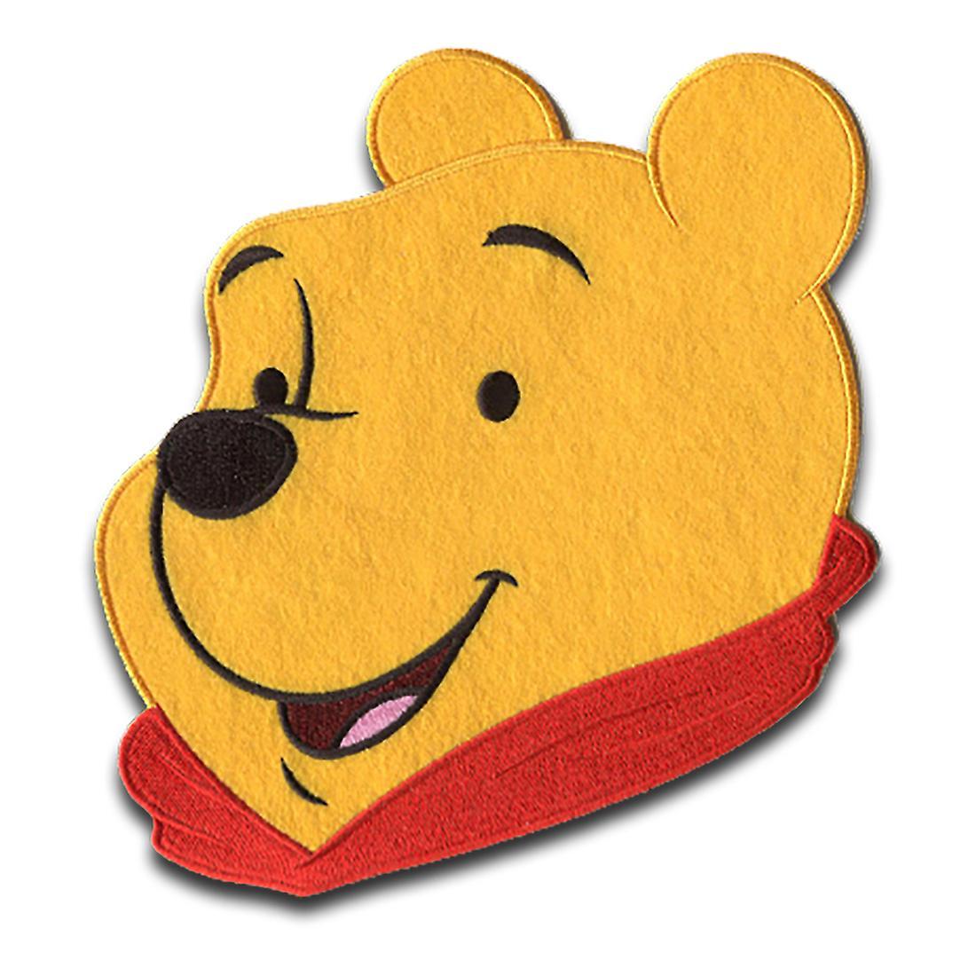 Iron-on patch patch - WINNIE THE POOH XL Head Disney - 20 x 18 cm - Iron-on patches