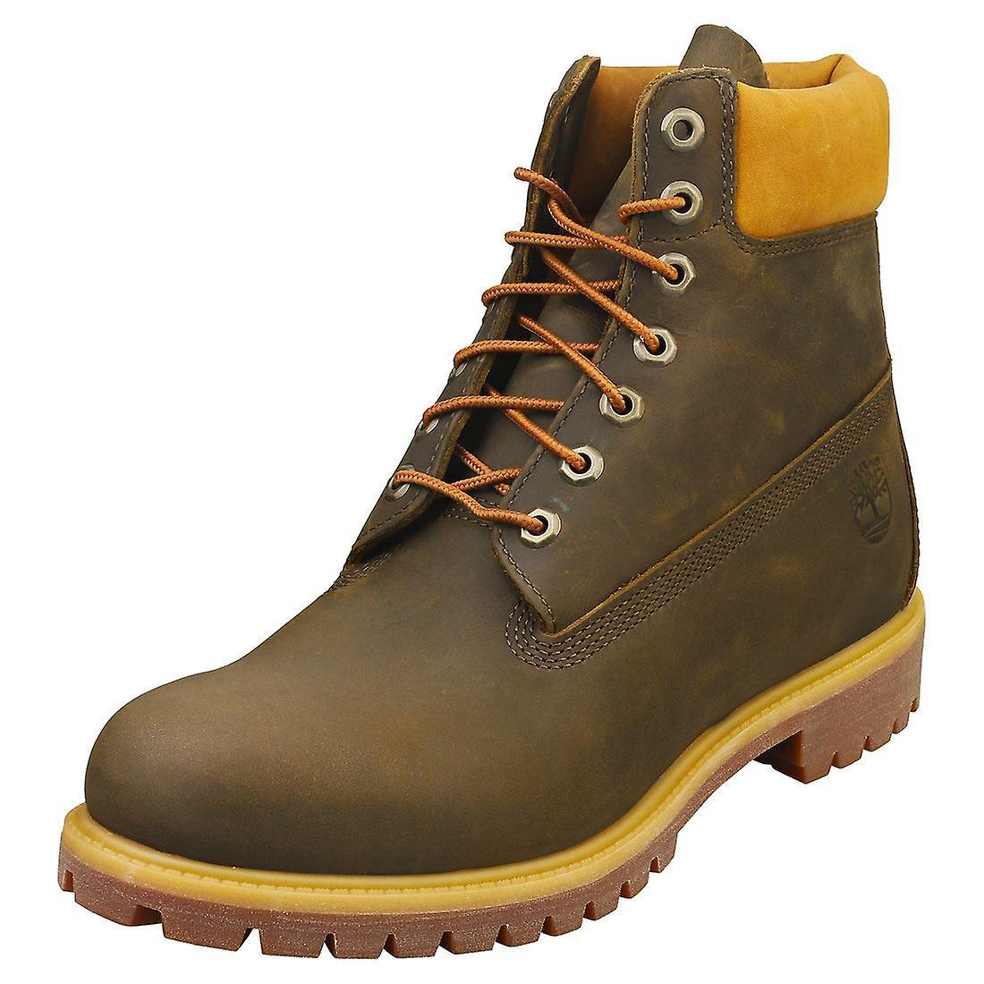 Timberland Premium Waterproof Mens Classic Boots in Olive 10 UK