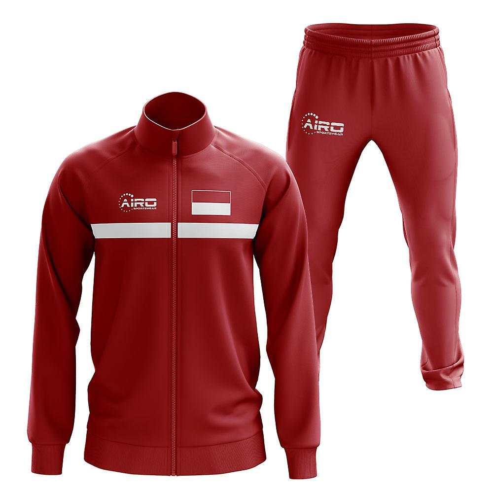 Airo Sportswear Indonesia Concept Football Tracksuit (Red) XXL 50-52 inch Chest (124/136cm)