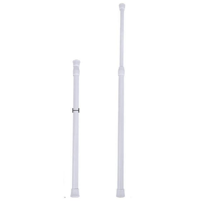 Slowmoose Multifunctional Adjustable Bathroom Shower Curtain Rods White 55-90