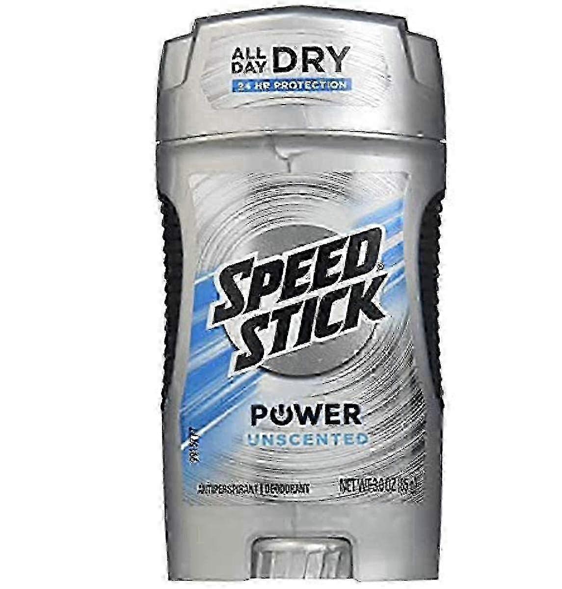 Mennen Speed stick power antiperspirant & deodorant solid, unscented, 3 oz