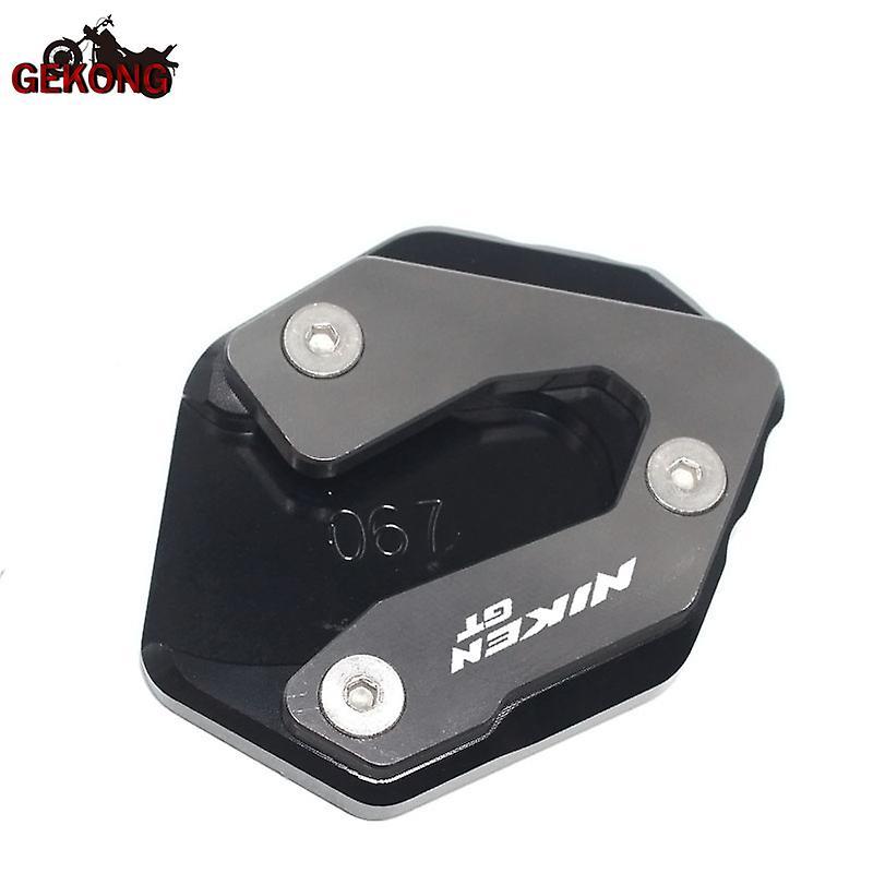 Jhshop For Yamaha Niken 2018-2020 Niken Gt 2019-2022 Motorcycle Cnc Kickstand Foot Side Stand Extension Pad Support Plate Titanium