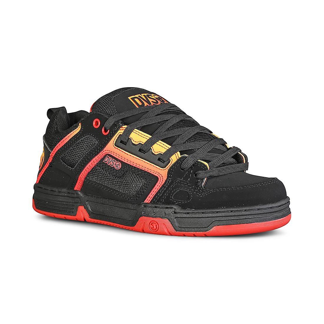 DVS Comanche Skate Shoes - Black/Red/Yellow UK 8.5 / EU 43