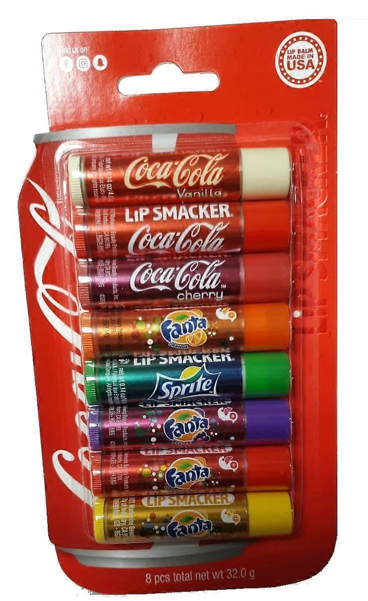 Lip Smacker Coca Cola Lip Balm Pack of 8 1 Piece