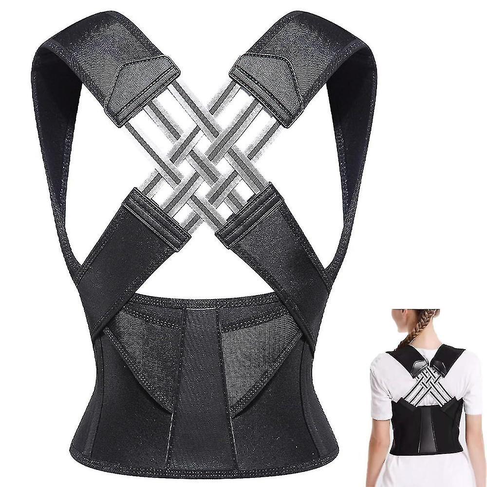 Hgxs Posture Correction, Back Straightener Posture Corrector For Back, Neck, Shoulder Brace Posture Back Brace Fit For Children, Students FMX M