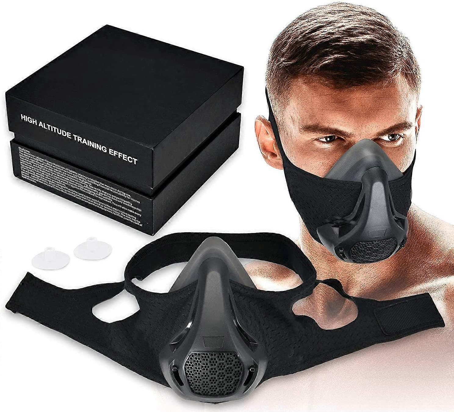 Jeek Nextgen Altitude Workout Mask Cardio Breathing & Respiratory Strength Trainer 24 Oxygen Deprivation Levels, 8 Replaceable Carbon Filters Sport...