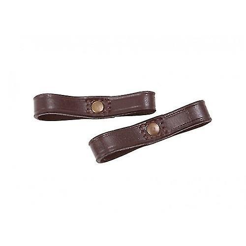 Blenheim Leather Horse Fulmer Loops (Pack of 2) Havana One Size