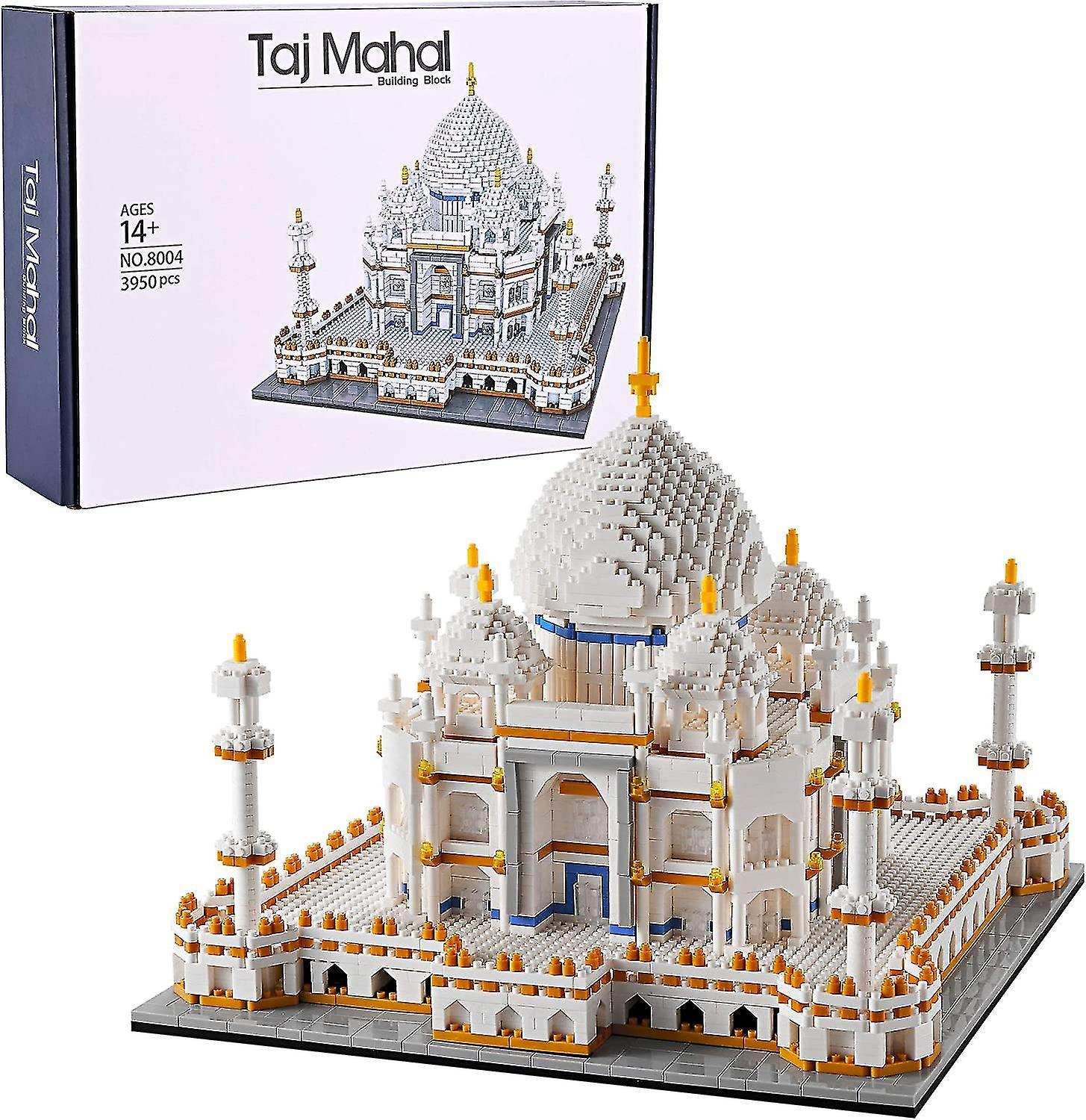 Scaji Gift Architecture: Taj Mahal Model Building Set Model Kit And Gift For Kids And Adults ,micro Mini Block 3950pieces With Color Package Box