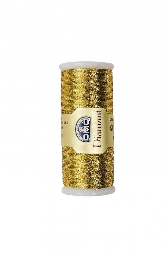 DMC Diamant Metallic Embroidery Thread D3852 Gold - 35 Metres - each