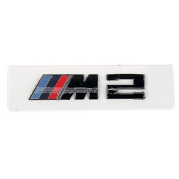 Unbrand Gloss Black Bmw M2 Rear Badge Emblem M Performance Sticker Lid Trunk M Sport