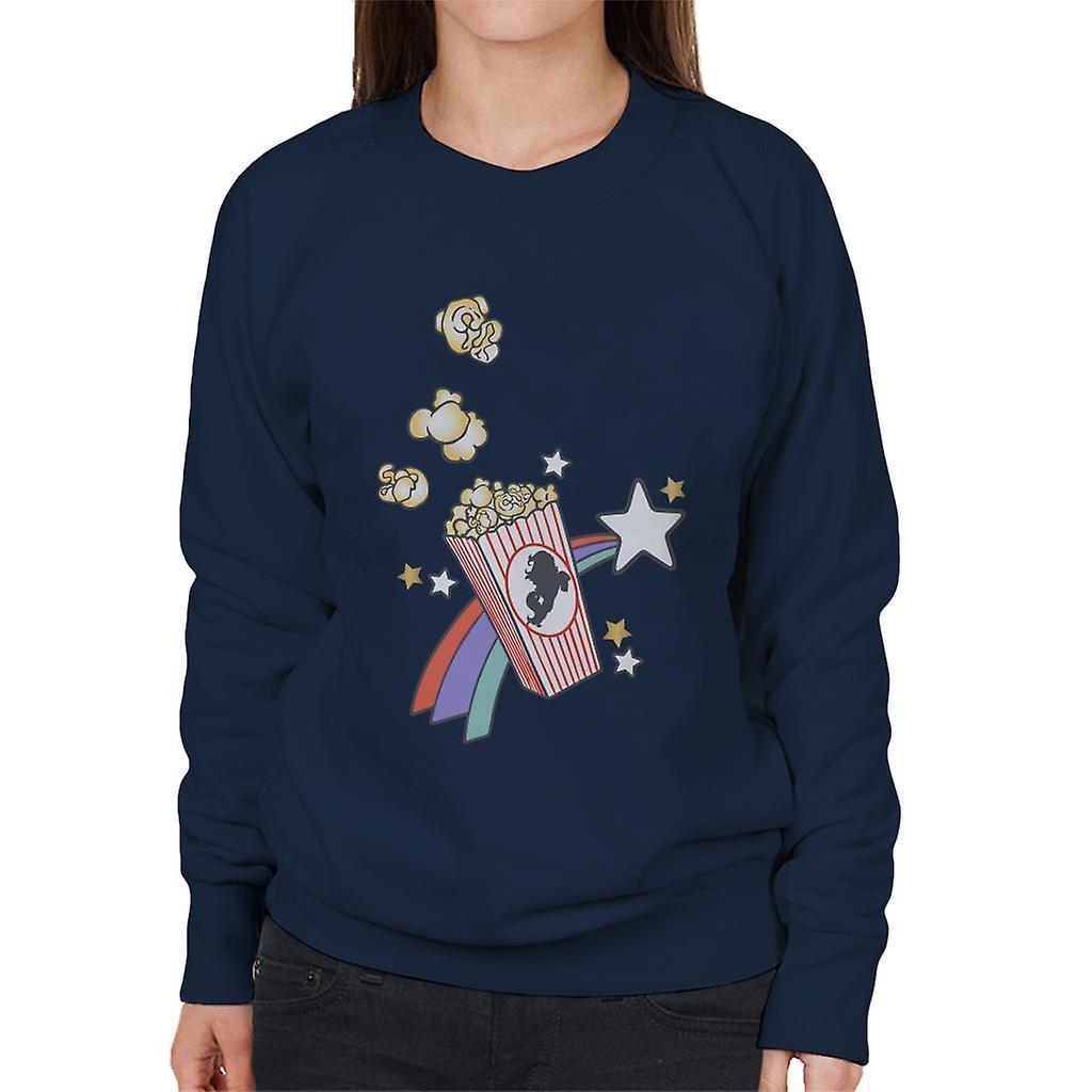 My Little Pony Fresh Popcorn Design Women's Sweatshirt Navy Blue Medium