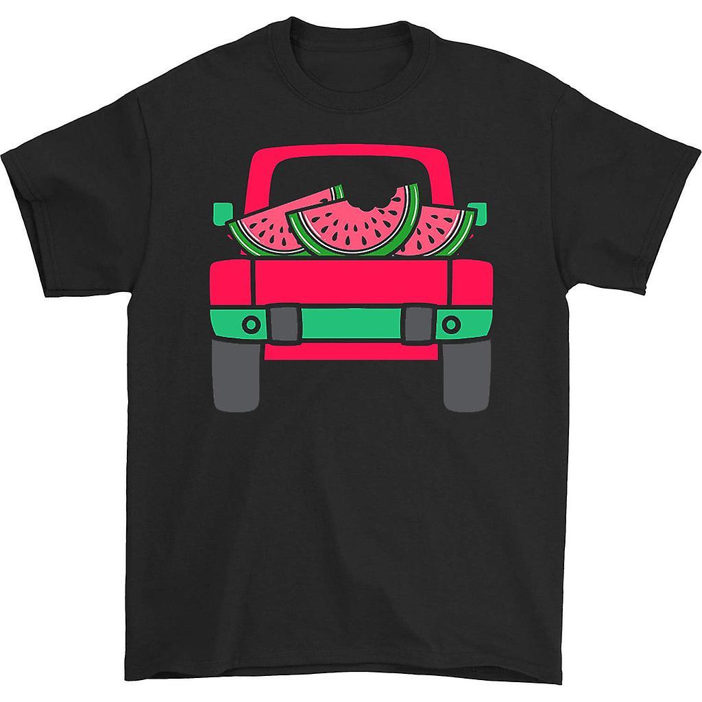 HISHARK Watermelon truck t-shirt black L