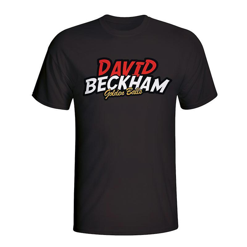 Gildan David Beckham Comic Book T-shirt (black) XXLW