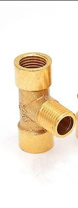 Slowmoose Brass Pipe Fitting Male-female Thread Conversion Connecter 1/2" / F-M-F